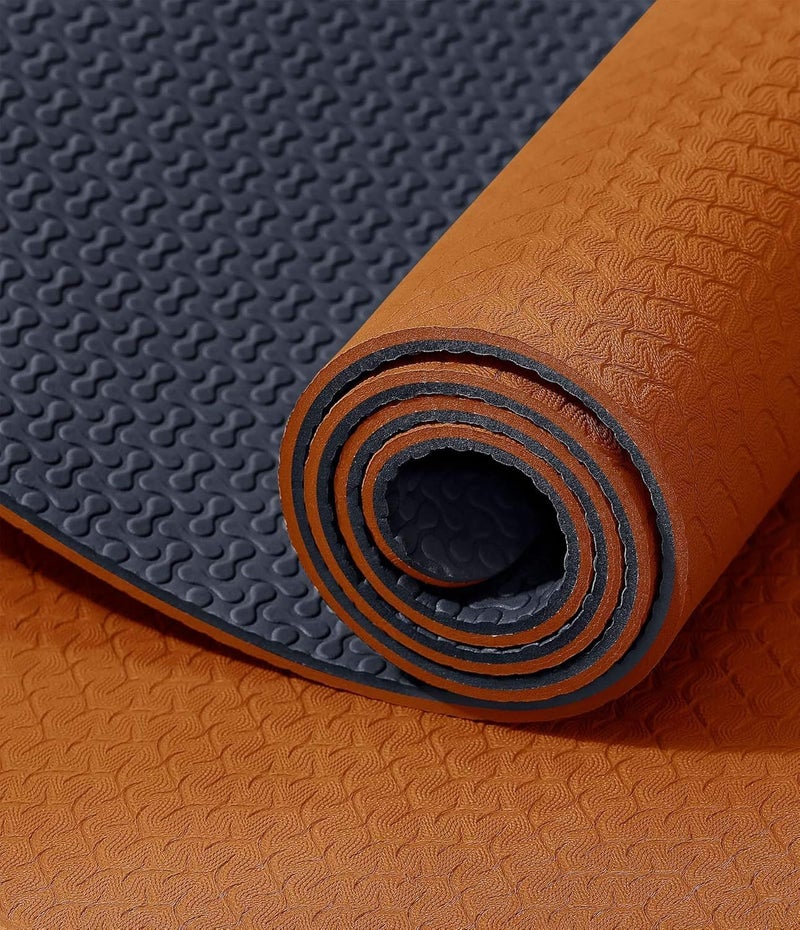 IUGA Yoga Mat Thick Non Slip Anti-tear Pilates Mat Eco Friendly Hot Yoga Mats for Workout & Exercise(72"x 24"x 6mm) - Image 2